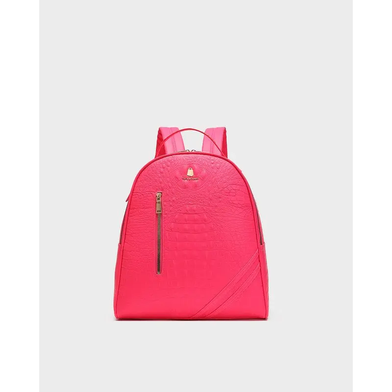 Statement Commuter Backpack in Neon Pink V2