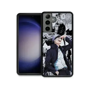 Anime Cute Jujutsu Kaisen Gojo Satoru Phone Case for Samsung Galaxy A15, A13 A14 A16 A21 A22 A23 A25 A26 A31 A32 A33 A34 A35 A36 A42 A51 A52 A53 A54 A55 A56 A73 5G Shockproof Cover