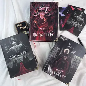 MANACLED Illustrated 3in1 Special Edition Limited Design Hardcover Book – SenLinYu Gothic Romantic Dramione Fanfiction, Harry Potter Fanfic, Gift for Book Lovers