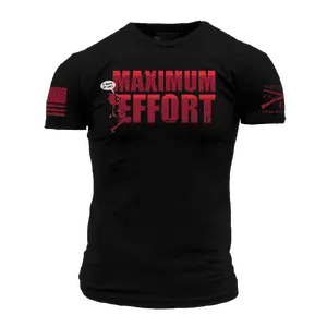 Maximum Effort T-Shirt - Black