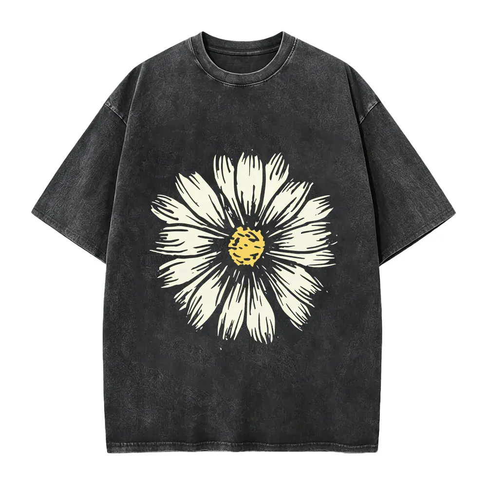 Daisy Shirt, Wildflower Tshirt , Floral Tshirt, Cute Boho Shirt,  Flower Tshirt, Women's Plant Tee