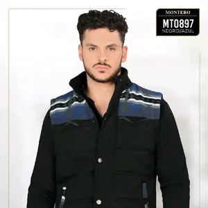MONTERO  CHALECO MT0897 BLACK / blue COLOR