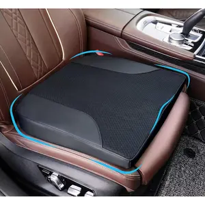 Car Seat Cushion, Car Seat Cushions for Driving with Comfort Memory Foam - Sciatica & Back Pain Relief, Suitable for Car, Truck, Office Chair (Black)