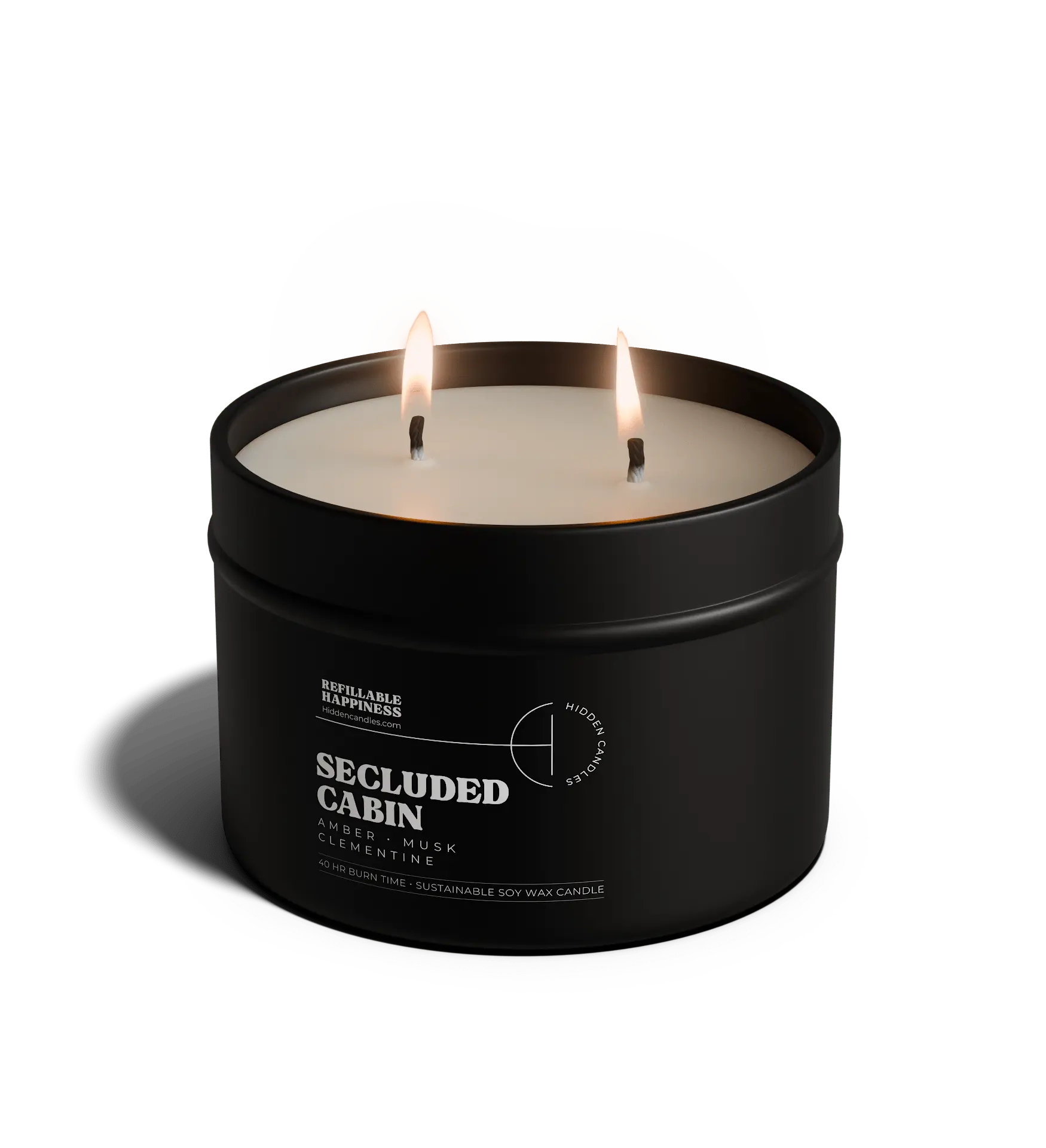 Secluded Cabin Candle 10.6 oz – Bergamot, Cedarwood & Smoked Amber