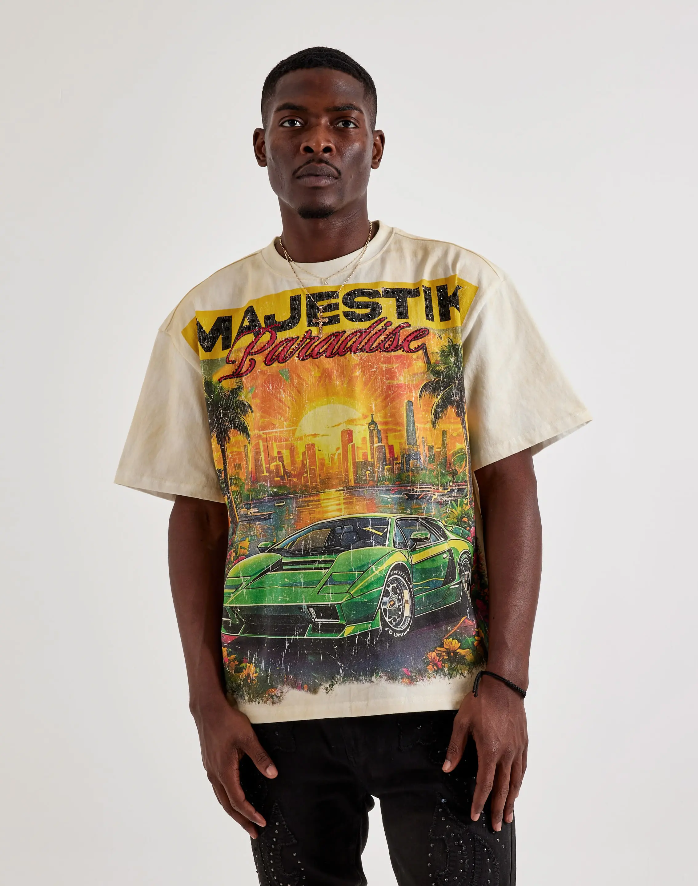 Mens Majestik Paradise Tee