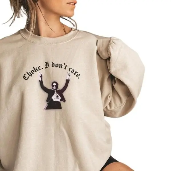 Shop The Katie Maloney Choke I Don't Care Sweatshirt And Scandoval Shirt Cotton Fit Spandex Womenswear