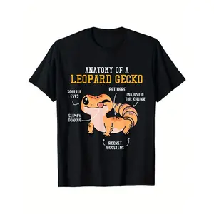 Anatomy of a Leopard Gecko Design for a Fan of Reptiles T-Shirt (3-13Y)