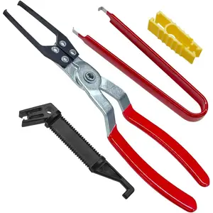 4 Pack Relay Puller Pliers - Fuse Puller Pliers Automotive Relay FMM Fuse Pullers Tool - Universal Electrical Disconnect Plier Car Vehicle Battery Terminal Wiper Remover for Car Truck Boat