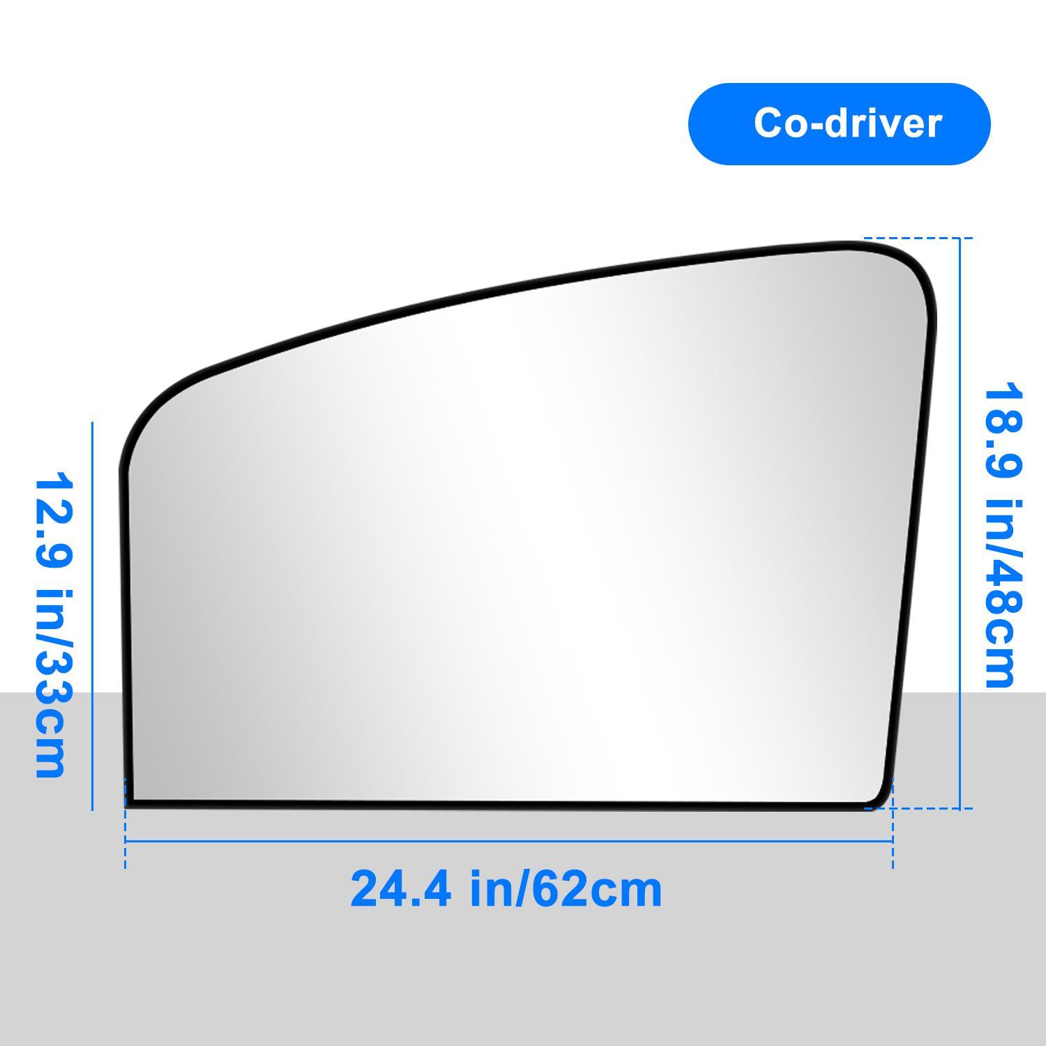 4-Pack Magnetic Car Window Shades, 100% Blackout Privacy Curtains for Car Camping & Travel, UV Protection Universal Fit