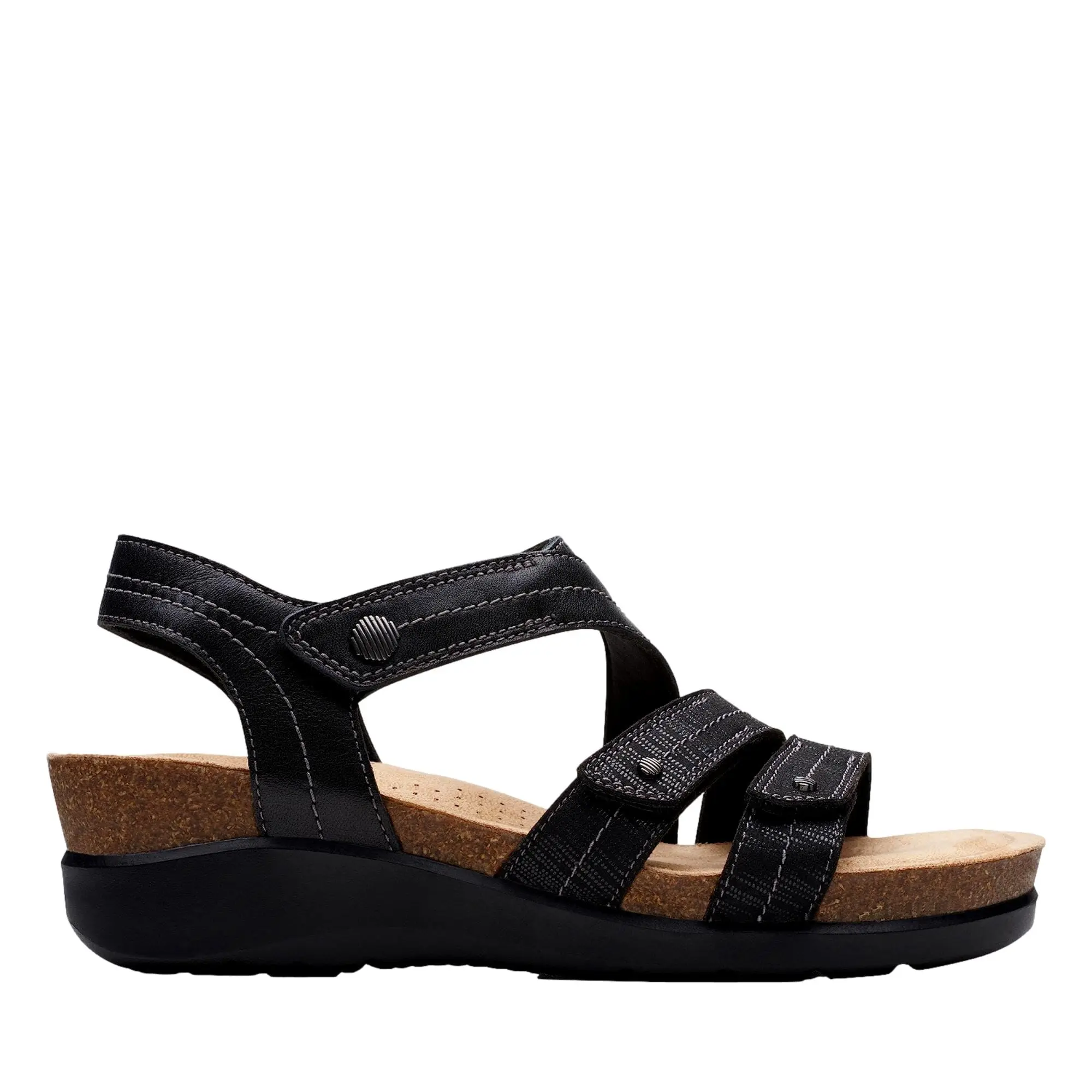 Clarks Calenne Clara Black Combi  26177032 Women's