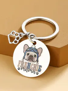 French Bulldog Gifts, Frenchie Dog Accessories, French Bulldog Decor, Frenchie Mom Gifts, Dog Keychain, Mothers Day Gift
