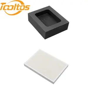 Tooltos Heat Resistant Quartz Plate Set with Crucible for Jewelry Welding Soldering & Repair Thermal Insulation Welding Plate Ideal for Precise Safe Operations