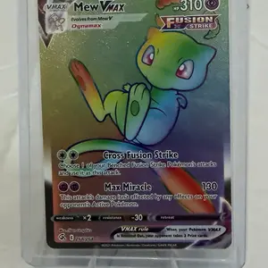 Mew VMAX 268/264 Rainbow Rare Secret Rare Pokémon Card Near Mint