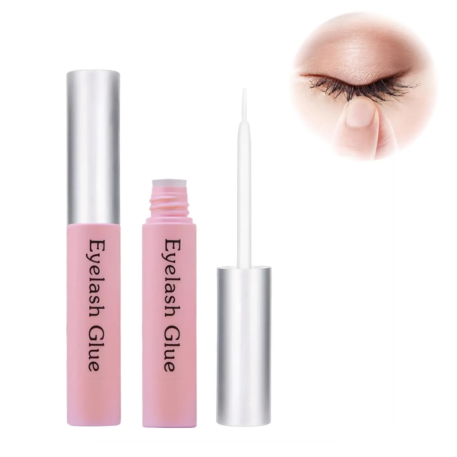 Waterproof Eyelash Glue, 1 Count Quick-drying Transparent Adhesive, Professional Low-allergen Formula for Sensitive Eyes, Makeup, Cosmetic Eyelash Glue, Eyelash Extension Glue