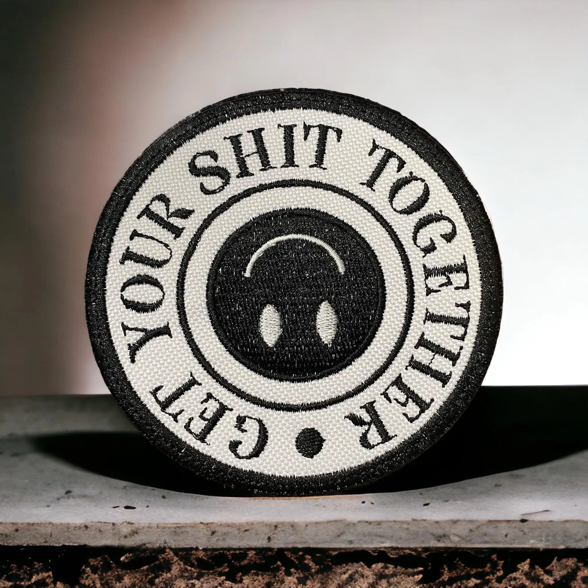 Sassy Embroidered Patch - "Get Your Shit Together" - Hilarious Humor Sewing Accessory, Iron-On or Sew-On for Outfits (Sewing Supplies & Haberdashery)