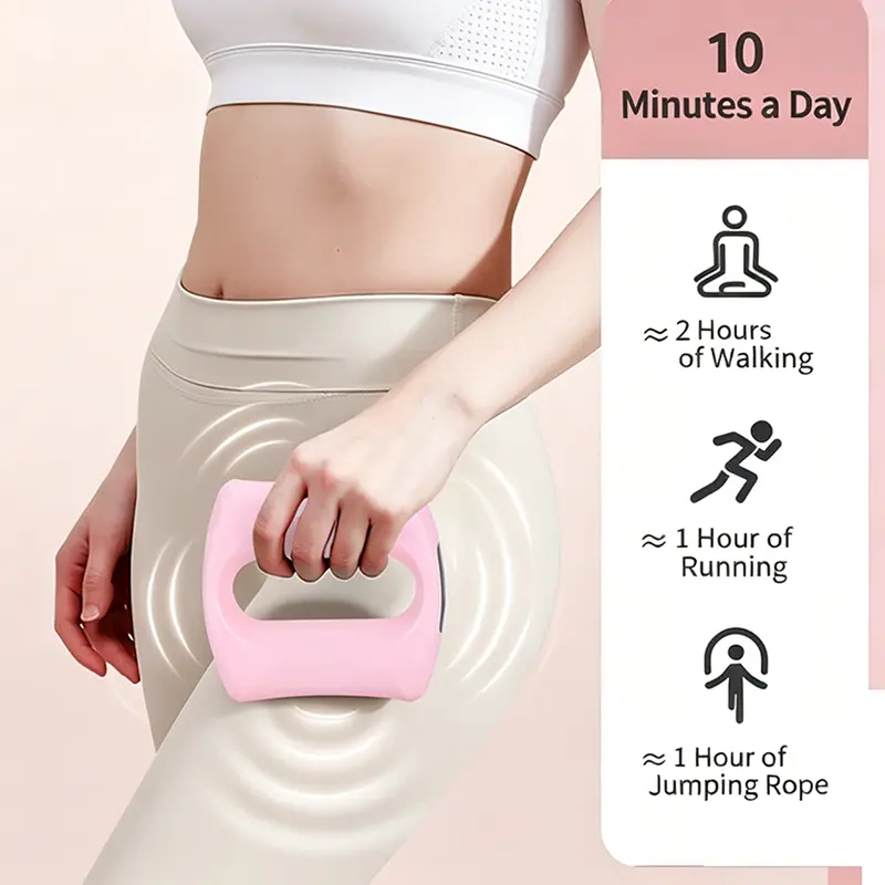 Portable Deep Tissue Percussion Massage Device - Mini Unisex Rechargeable Fascia Ring, 5-Speed Settings, Adjustable Extended Strap, Relieves Neck & Shoulder Fatigue, Suitable for Gym/Travel/Family Daily Use, Christmas Gift