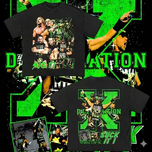 D-Generation X Premium Cotton T-Shirt, DX Wrestling Graphic Tee, Degeneration X Vintage Shirt, “Suck It!” Classic WWE Tee, Attitude Era Wrestling Graphic Tee for Fans, Gift for WWE Fans, Gift for Boyfriends