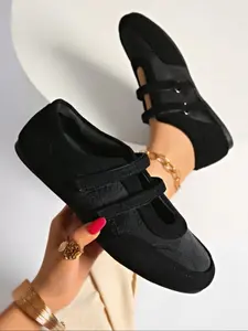 The Style Chameleon! Our multi-hue soft leather Mary Janes, with comfy double-strap design and rounded toe, look incredible with everything from dresses to denim!