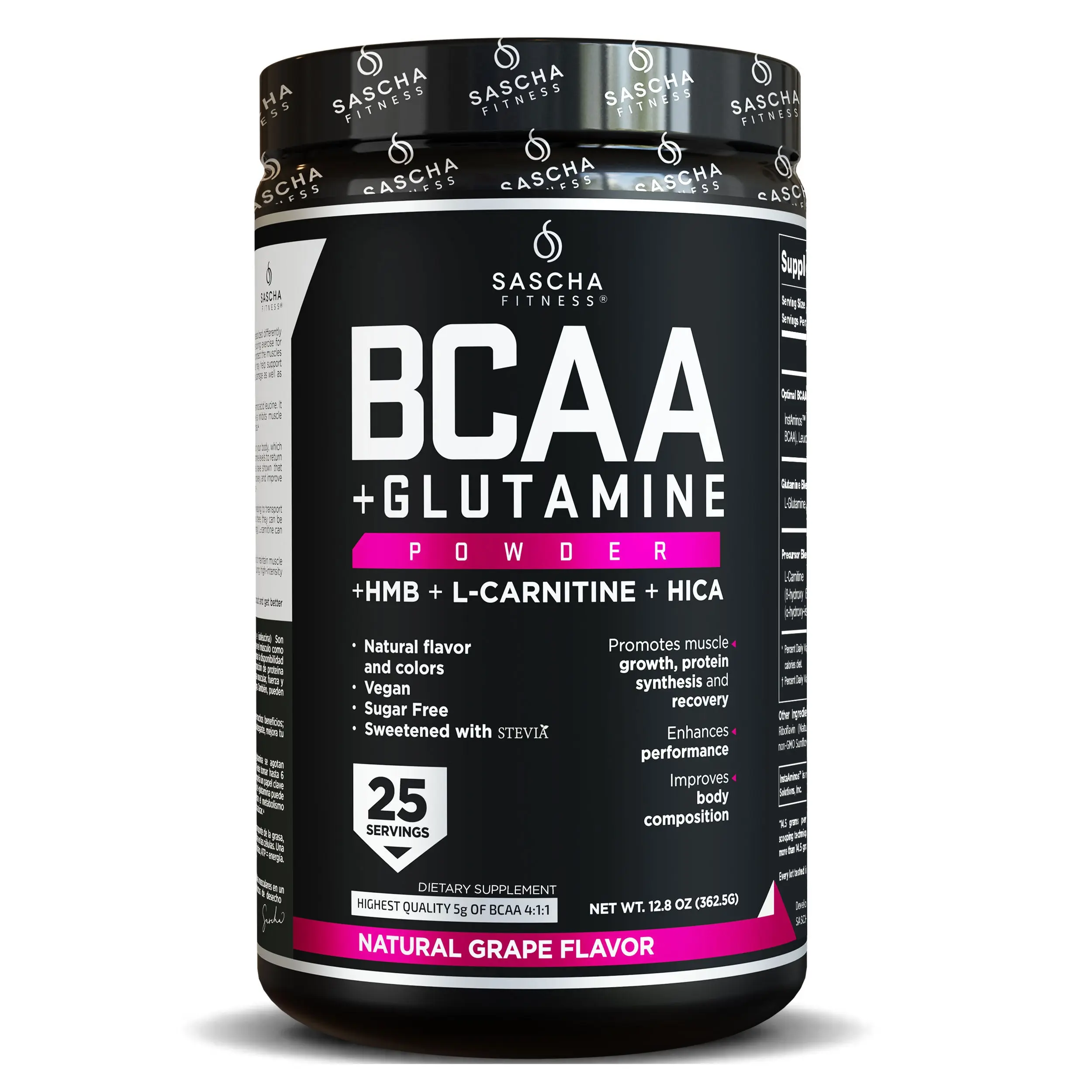 can you mix bcaa with l carnitine SASCHA FITNESS BCAA 4:1:1 + Glutamine, HMB, L-Carnitine, HICA | Natural  Grape Flavor