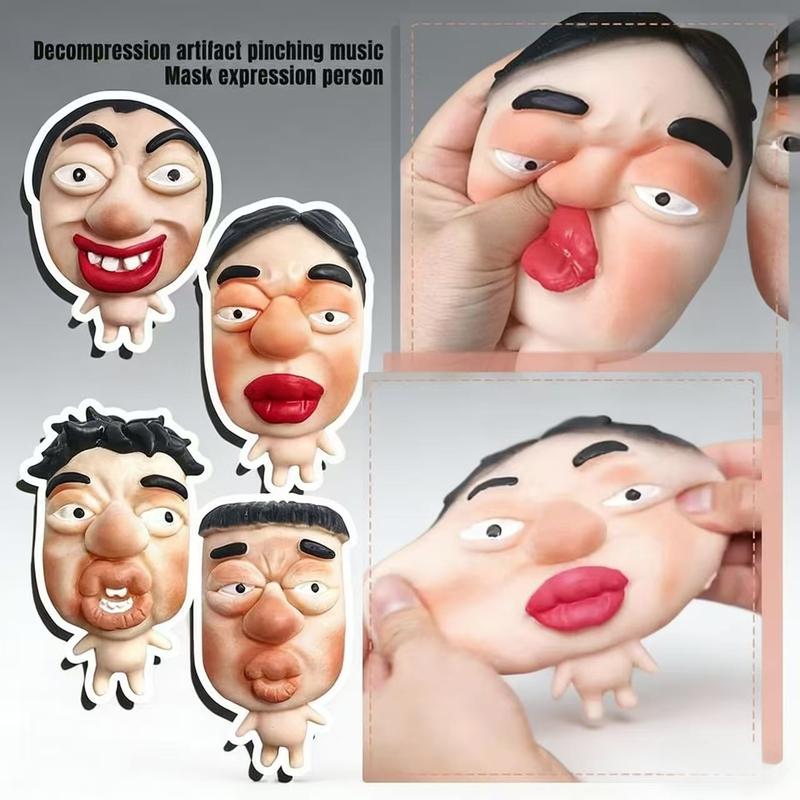 Stress-relieving pimple poppingtoys -- Four colleagues slime