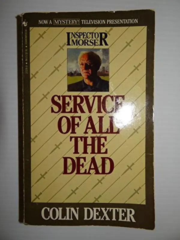 Used Crimeline Literature Fiction Softcover Book - "Service of All the Dead" by Colin Dexter (English)