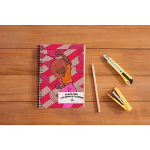 Black Girl Colorable Planner