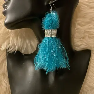 Shimmer Bling Elegant Tassel Earrings