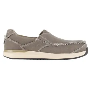 Rockport Works Mens Langon Slip Resistant Composite Toe  Work Safety Shoes Casual - Grey