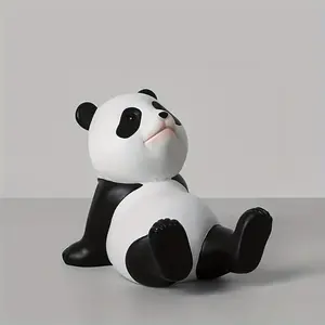 Adjustable Single Panda Phone Stand, Compatible with Smartphones, Cute Room Decoration, 1pc, Perfect for Bedroom Accessories