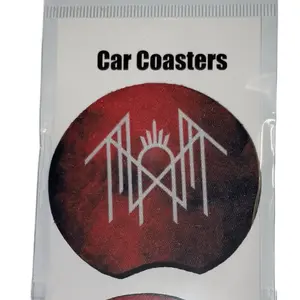 Sleep Token Themed Car Coaster Set of Two Sleep Token Themed Car Coaster Set of Two