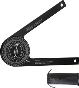 Aluminum Miter Saw Protractor，angle finder， 7-Inch Rust Proof Angle Finder Featuring Precision Laser Engraved Scales (LX-230)，for Carpenters, Plumbers and All Building Trades