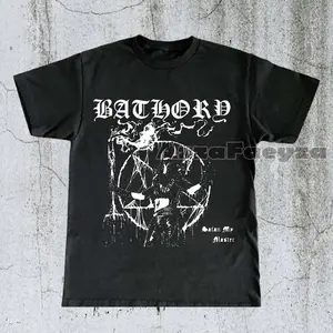 Vintage Bathory Band Shirt, Band T-shirt, Metal Music Tee, Graphic Band Shirt, Concert Wear, Unisex Band Tee, Music Lover Gift RD28