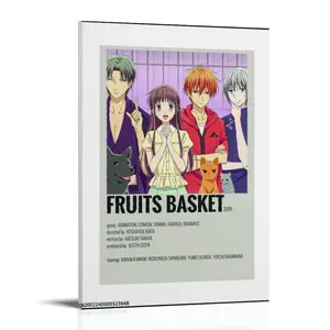 Magic-water Fruit Basket Poster Posters Music Album Cover Posters Canvas Wall Art High-Resolution Vintage Band & Artist Prints for Room