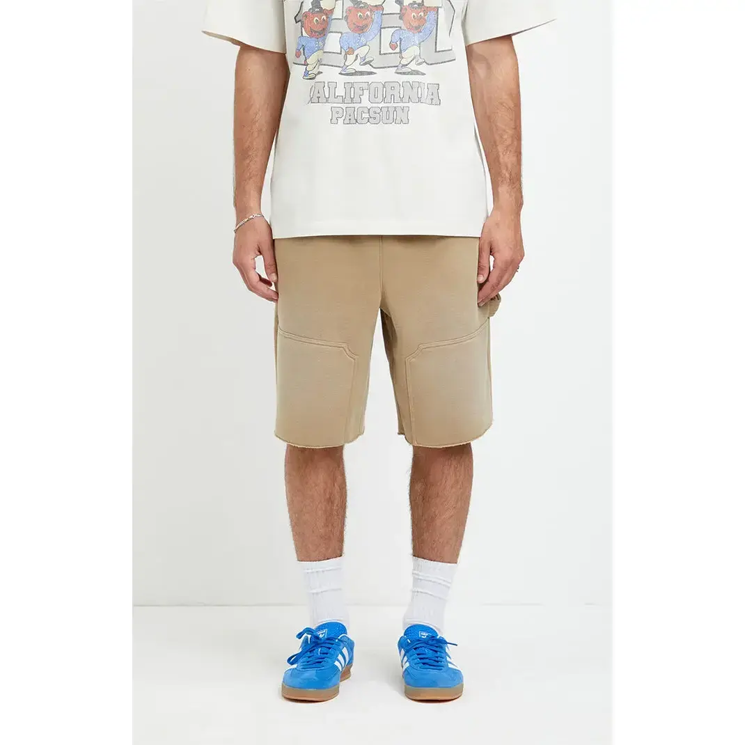 Pacsun Men's Elwin Fleece Carpenter Baggy Sweat Shorts