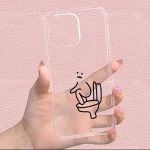 Funny character pattern phone case 1 piece decorative phone protector cover . Computer Accessories Tablet