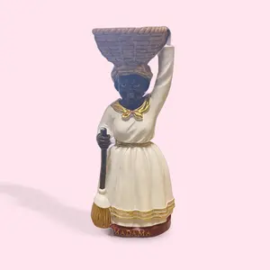 Madama Spirit Guide Statue, 5.5in White Skirt, Home Decor Ornaments for Room & Living Room Decor