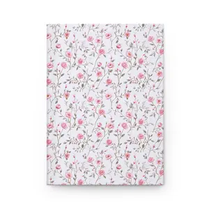 Hardcover Journal Pink Roses Matte