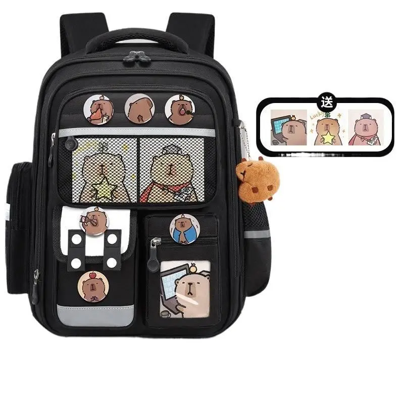 2026 new model schoolbag for grades 1-3-6, spine-protecting, weight-reducing, stylish small backpack
