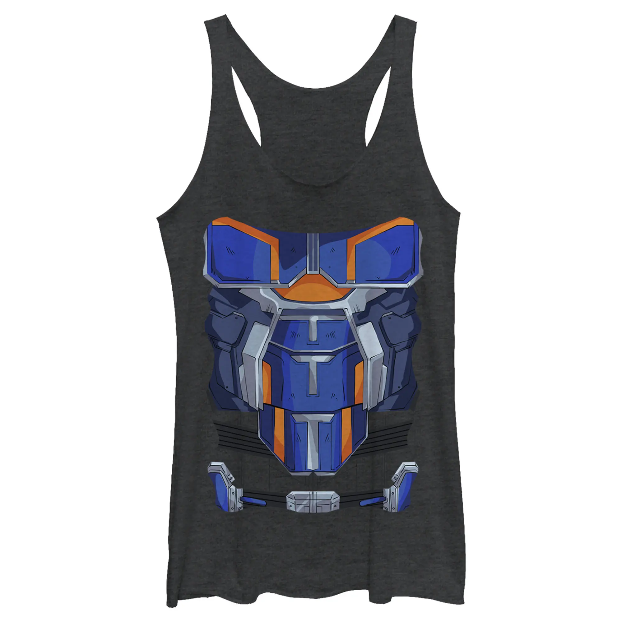 Women's Marvel Black Widow Taskmaster Costume Racerback Tank Top