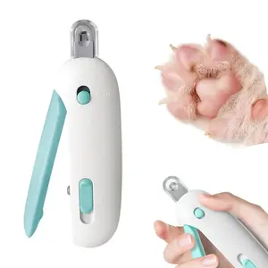 Cat Nail Clipper Trimmer 2-in-1 Adjustable 4-Size Trimming Hole Cat Nail Clipper with Hidden Nail File Safe Pet Grooming Tool for Kittens & Indoor Cats Anti-Splash Claw Cutter Portable Cat Toenail Trimmer for 1-3.5mm Nails