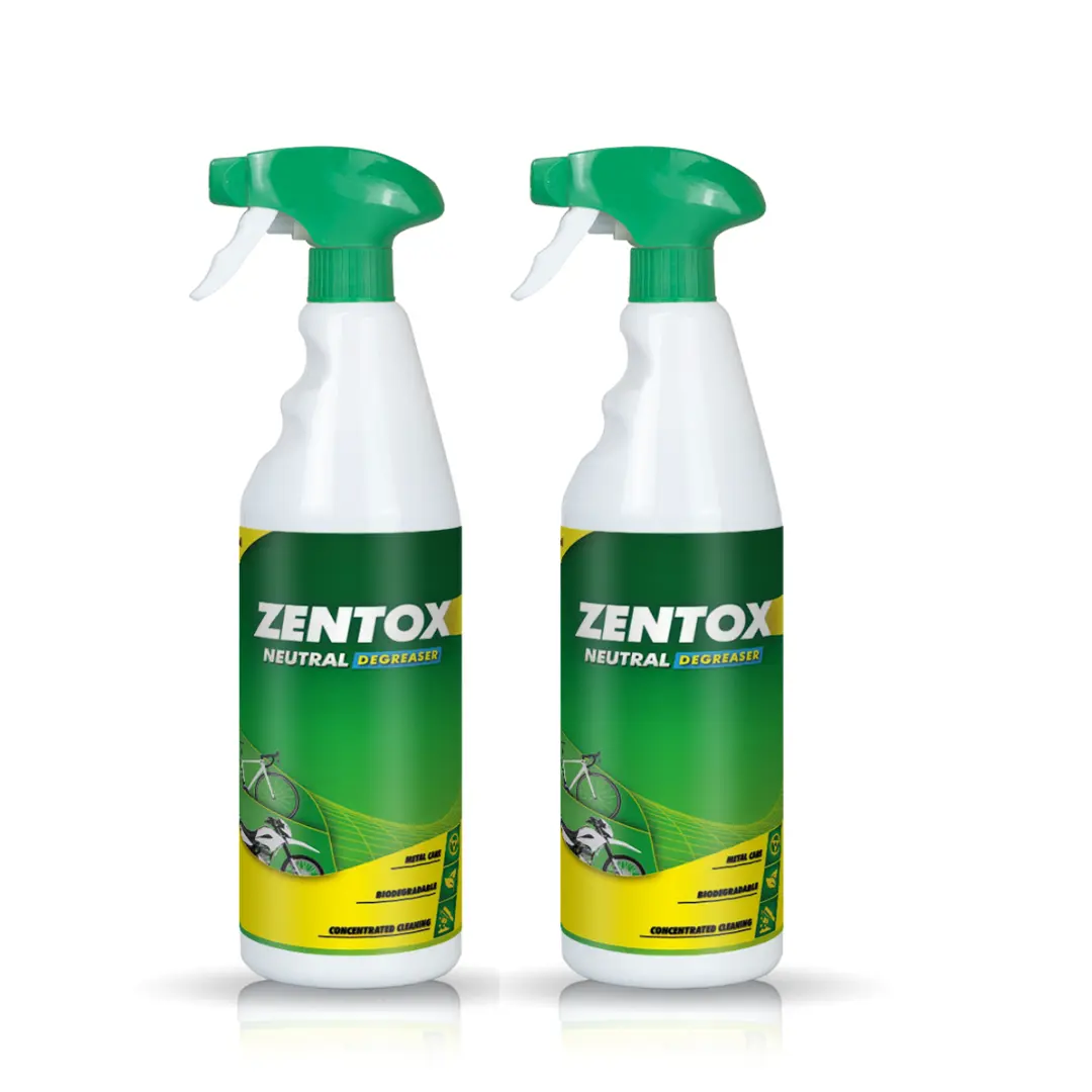 Zentox Neutral Bike and Motorcycle Degreaser & Cleaner – Chain, Chassis Waterless Concentrate - 2 x 33 fl oz