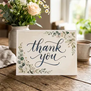 Valued Customer Thank-You Letters, Office Stationery Envelope Inserts for Computers & Office Equipment Postal Supplies