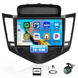 Android Radio for【Chevrolet Chevy Cruze 2009 2010 2011 2012 2013 2014 2015】with Wireless Carplay Android Auto, 9'' Touchscreen Car Radio Mirror link