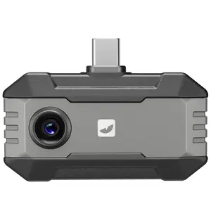 P1 -  Camera for USB-C  & Android, 320x240 Super Resolution  Imager w/3.6? Accuracy, -4?-1112? High Temp, Spot , 15x Zoom, 160x120 Ir Resolution, Grey