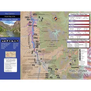 Gunnison River, Colorado GPS Fishing Map