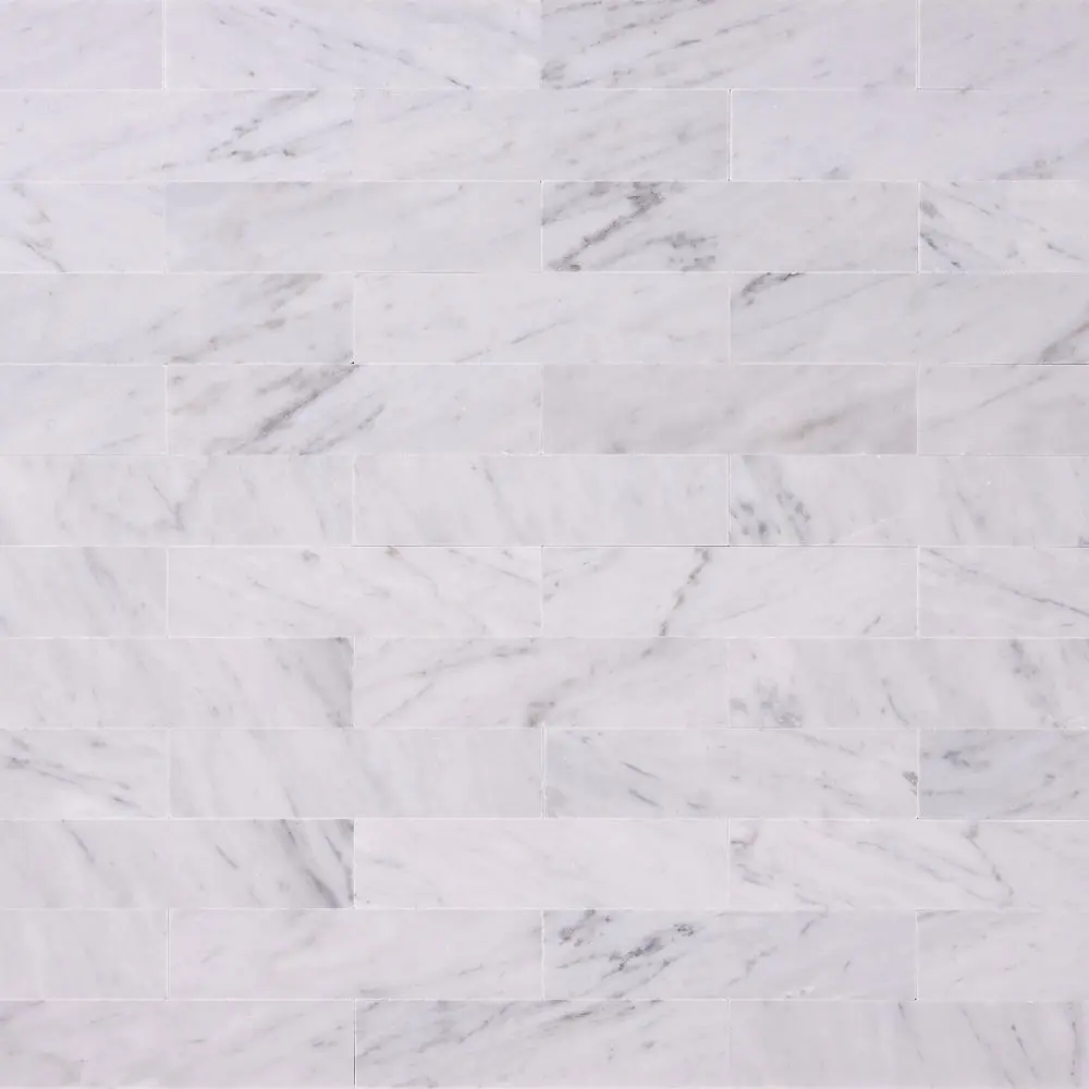 Luna Bianco 2x8 Subway Tile Polished/Honed