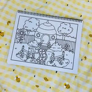 Buzzy Bee Coloring Book by Jenn’s Chaotic Hobbies - Cardstock