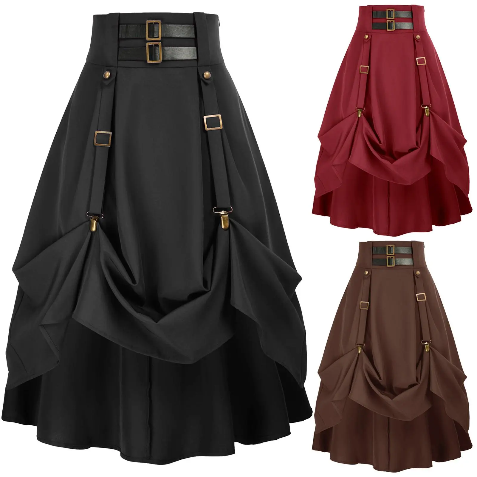 Lady's Women's Vintage Pirate Bottom Skirt - Gothic Steampunk Medieval Party Clothes, Casual E-Commerce DIY Specialty Supply