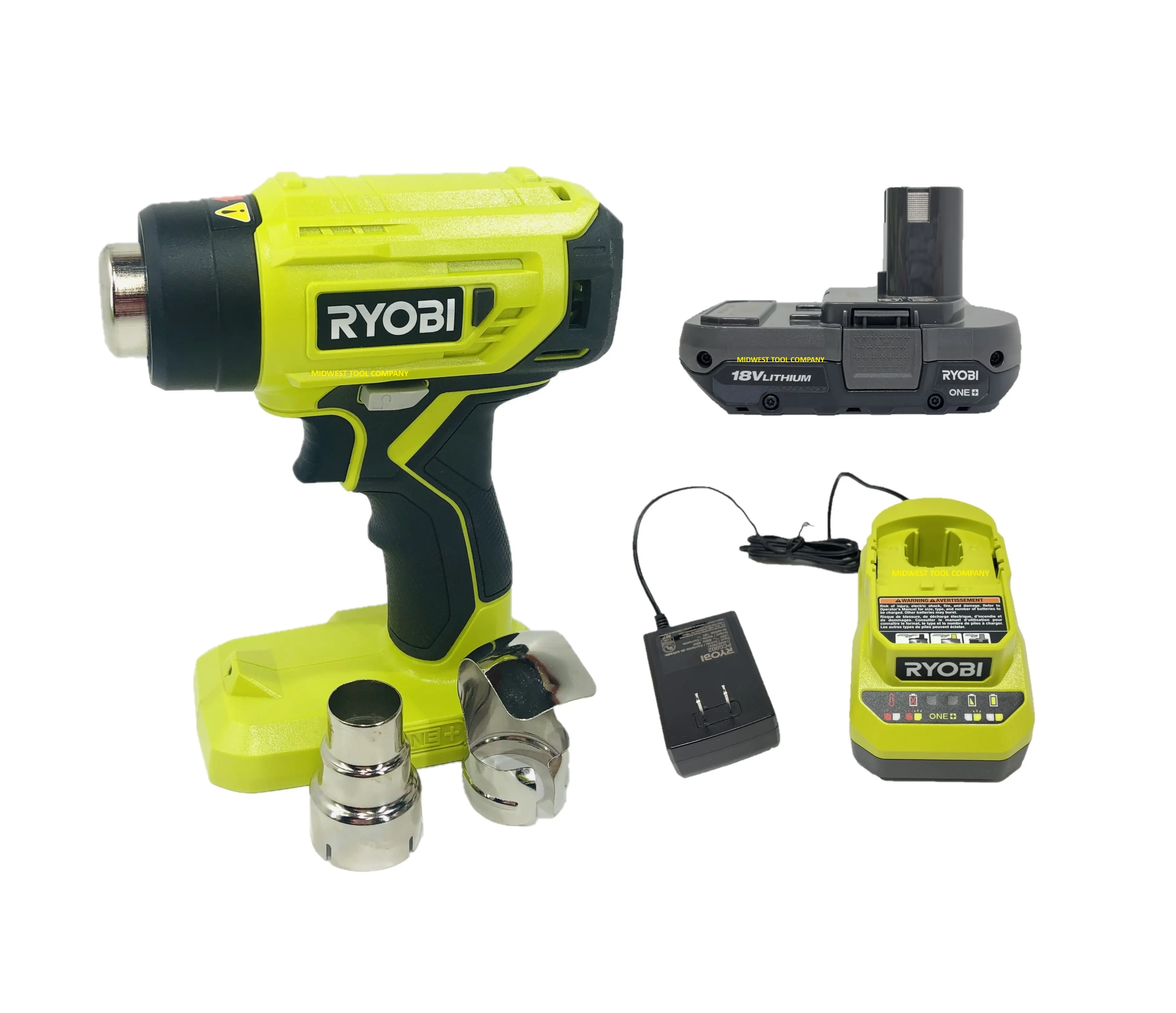 Ryobi 18 Volt Cordless Heat Gun P3150 Kit with Battery and Charger