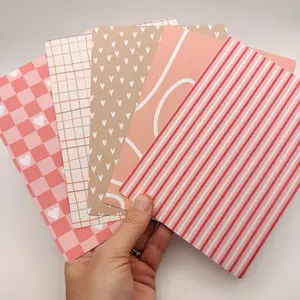 Kindle Insert - Valentine's Day Love Story Pink Hearts Checker Colorful Kindle Insert Cardstock e-reader device